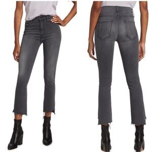 MOTHER The Insider Crop Step Fray Jeans
